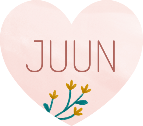 Doopsuiker sticker hartje bloem | 30 stuks